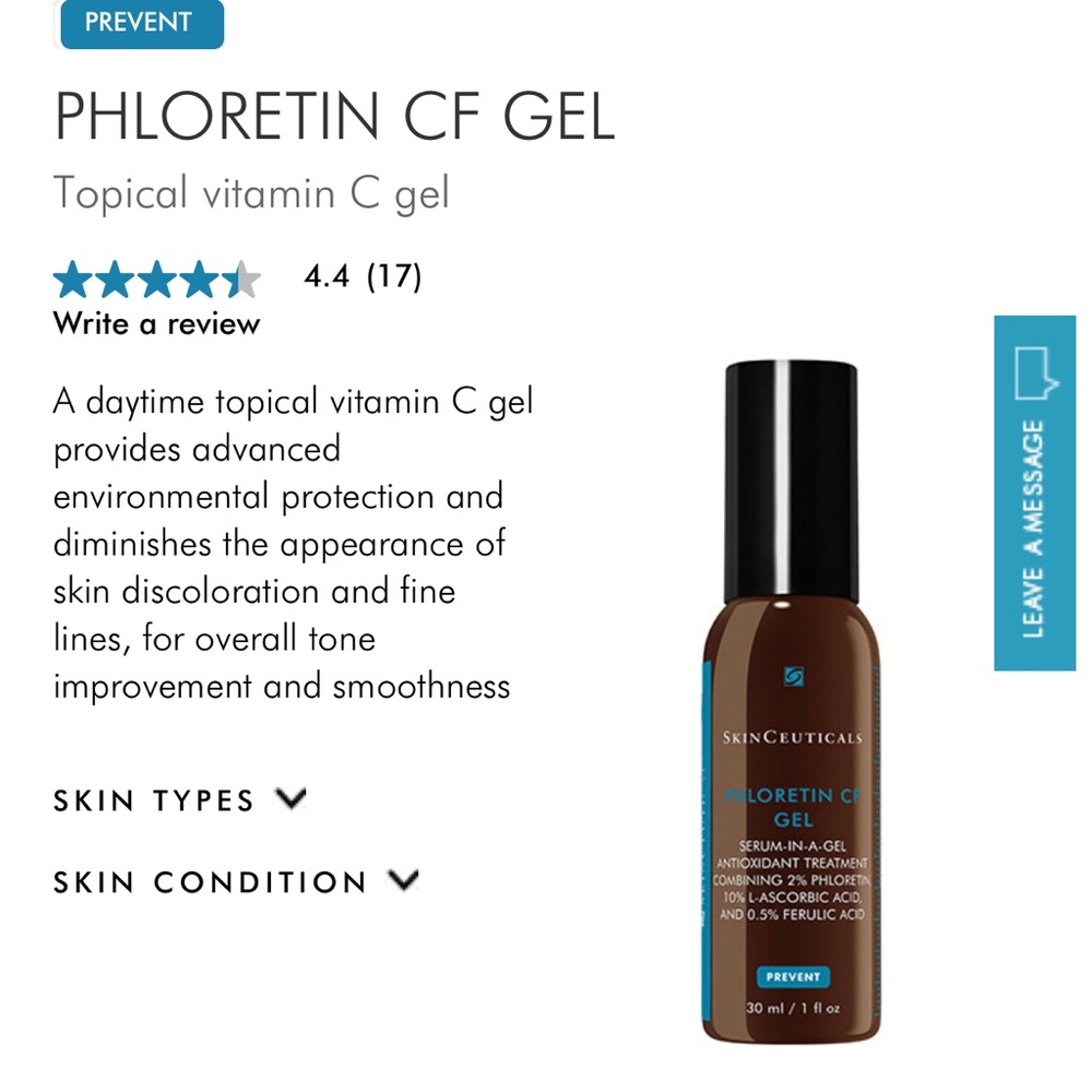 SkinCeuticals PHLORETIN CF GEL
